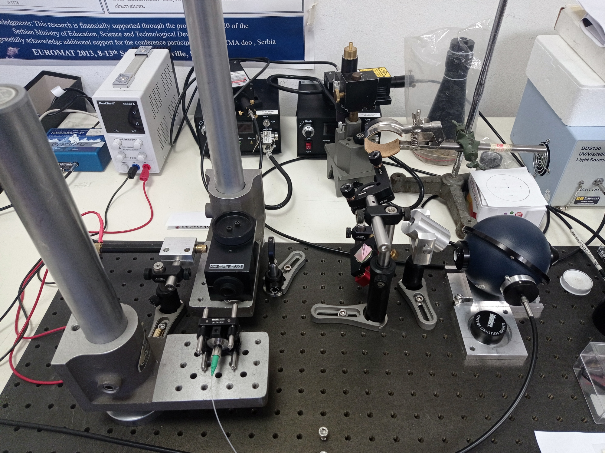 Oprema za optičku karakterizaciju materijala u laboratoriji ITN SANU