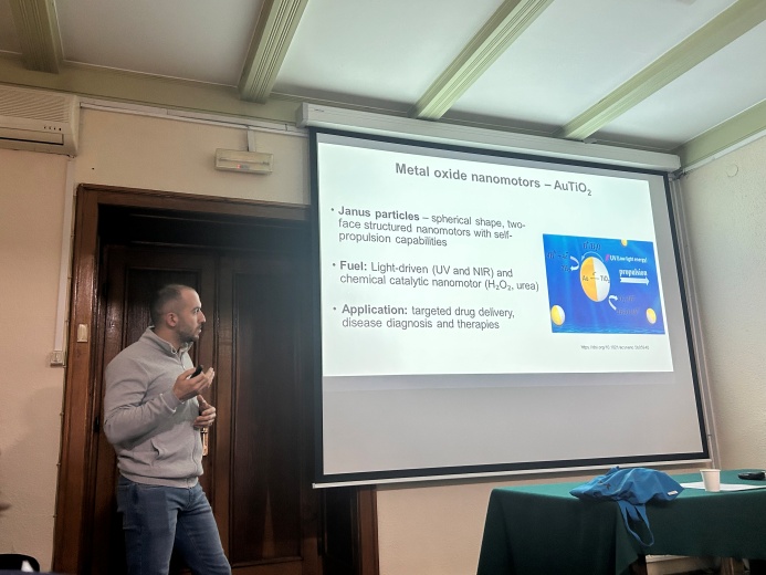 a presenter at a conference